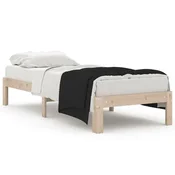 Vidaxl Posteljni okvir trden les 75x190 cm