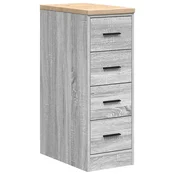 Vidaxl Garažna omara za shranjevanje 30x51x85 cm trdna borovina