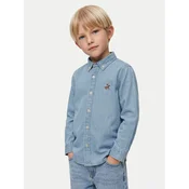 Beverly Hills Polo Club Srajca P-SS26B-SH0150 Modra Regular Fit