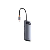 Baseus Metal Gleam Series 7in1 USB-C HUB Dokovacia Stanica Space Gray 6932172682750