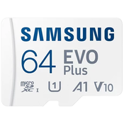 Samsung Micro SDXC kartica, 64GB, 160 MB/s, UHS-I U3 Class 10, Evo - EVO Plus 64GB 160MB/s