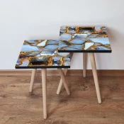 Hanah Home Set klub stocica 2Shp100, 2 komada, Plavi