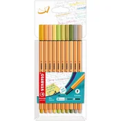STABILO Point 88 tűfilc pribor 0.4 mm 10 drugačiji boja