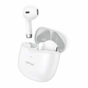 VIPFAN slomart brezžične slušalke tws t06, bluetooth 5.0 (bele)