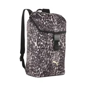 PUMA POP 12.5L Small Backpack Women, Accessories, Black/Leopard Aop, OSFA