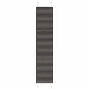 Plisirana zavjesa Crna 50x200 cm Širina tkanine 49,4 cm Poliester
