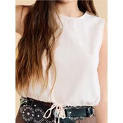 Sinsay - Pamucna bluza bez rukava - pastelno roze