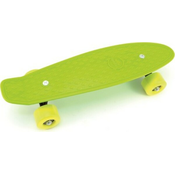 Skateboard - pennyboard 43cm, nosivost 60kg plastična osovina, zeleni, žuti kotači