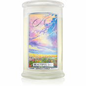 Kringle Candle Beautiful Day velika dišeča sveča z 2 stenjema (624 g)
