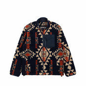 Fleece jakna s orijentalnim uzorkom Revolution Printed Fleece — Navy - XXL