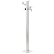 Vidaxl Vrtni vodni stolp iz aluminija 95 cm