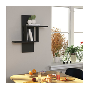 HANAH HOME Zidna polica Mill Anthracite