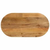 Stolna ploca 100 x 40 x 3,8 cm ovalna od masivnog drva manga