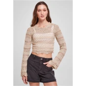 Womens knitted sweater made of soft seagrass