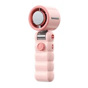 INF Zložljiv ročni ventilator z ledenim hlajenjem in 199-stopenjskim turbo Pink, (5000324892)
