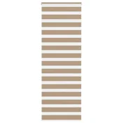 Zebra zavjesa Pješcano smeda 75x230 cm Širina tkanine 70,9 cm Poliester