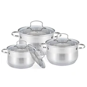 shumee MR-3512-6M 6-delni komplet loncev (2,1 l, 2,9 l, 3,9 l)