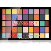 Makeup Revolution Maxi Reloaded Palette paleta pudrastih senčil za oči odtenek Monster Mattes 45x1,35 g