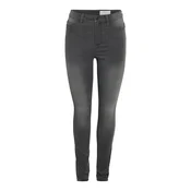 Noisy may Kavbojke NMCALLIE siv denim