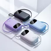 Power bank Baseus EnerFill Qpow3 45W - 10000 mAh z vgrajenima USB-C in Lightning kabloma