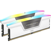 Corsair Vengeance RGB CMH32GX5M2E6000Z36W pomnilniški modul 32 GB 2 x 16 GB DDR5