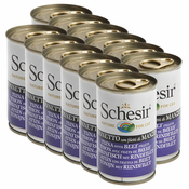 Schesir cat tuna z govedino v želatini 12x140 g
