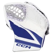 Lovilka za vratarja CCM Tacks White/Navy Intermediate za levo roko (regular)