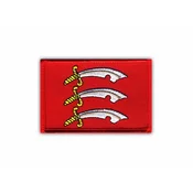shumee Našitek Essex - zastava - magnetna podlaga - vezen našitek/značka/emblem