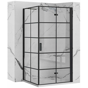 Tuš kabina Rea Molier Black 110x80