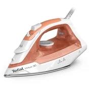 TEF Tefal Virtuo 30 FV2C40E0 iron Dry & Steam iron Ceramic soleplate 2000 W Peach, White
