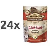 Carnilove Cat WMM Adult - divji prašič & kamilica, 85 g 24 x 85 g