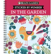Brain Games - Sticker by Number: Garden Blooms