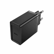 Vention 1-port USB-C Wall Charger (30W) EU-Plug, Black