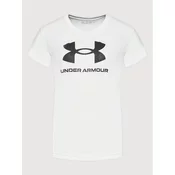 UNDER ARMOUR Funkcionalna majica, bela