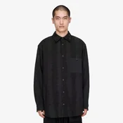 Srajca Y-3 Deco Stitch Long Sleeve Shirt Black XL
