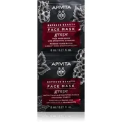 Apivita Express Beauty Grape učvrstitvena maska za obraz 2x8 ml