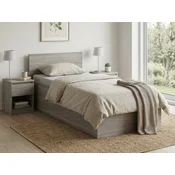 Postelja SOFIA 80 x 200 cm, hrast tartuf Posteljno dno: Brez posteljnega dna, Vzmetnica: Vzmetnica Coco Maxi 20 cm