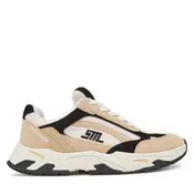 STEVE MADDEN Nizke superge Peak-E kamela/črna/srebrna/bela