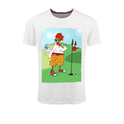 Key Largo Majica Golfing Chicken rumena/zelena/rdeča/bela