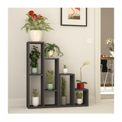 HANAH HOME Polica za knjige Sule Anthracite
