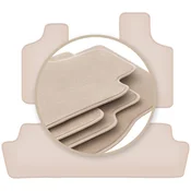 PREMIUM bež talne obloge za: Chrysler Grand Voyager III enoprostorec 2000-2008