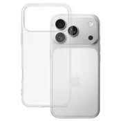 Ultra tanek silikonski ovitek za iPhone 17, 17 Pro, 17 Air, 17 Pro Max - prozoren