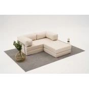 Atelier del Sofa Ugaona garnitura Comfort Mini, 190x95x75 cm, Krem