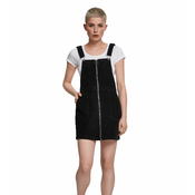 Ženska obleka URBAN CLASSICS - Corduroy Dungaree - črna - TB2369