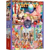 Trefl: Prijatelji s 4 noge puzzle 2 u 1 - 500 komada
