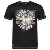 GEOGRAPHICAL NORWAY Majica kratak rukav jodept black db men 240 M
