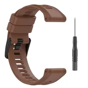 INF Silikonski pašček za uro Garmin Forerunner 265/965 Brown, (21235472)