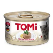 TOMI Cat konzerva za macke mousse Kitten - Piletina 12x85g