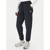 Reebok Spodnji del trenirke Galina RK25518CCW Črna Relaxed Fit