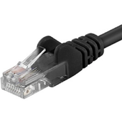 PremiumCord Povezovalni kabel UTP RJ45-RJ45 CAT6 7m črn